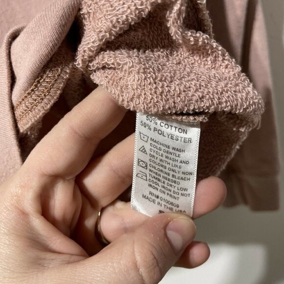 Junk Food Stay-Cation Pink Star Print Crew Neck Sweatshirt Size Small Loungewear - Picture 5 of 8